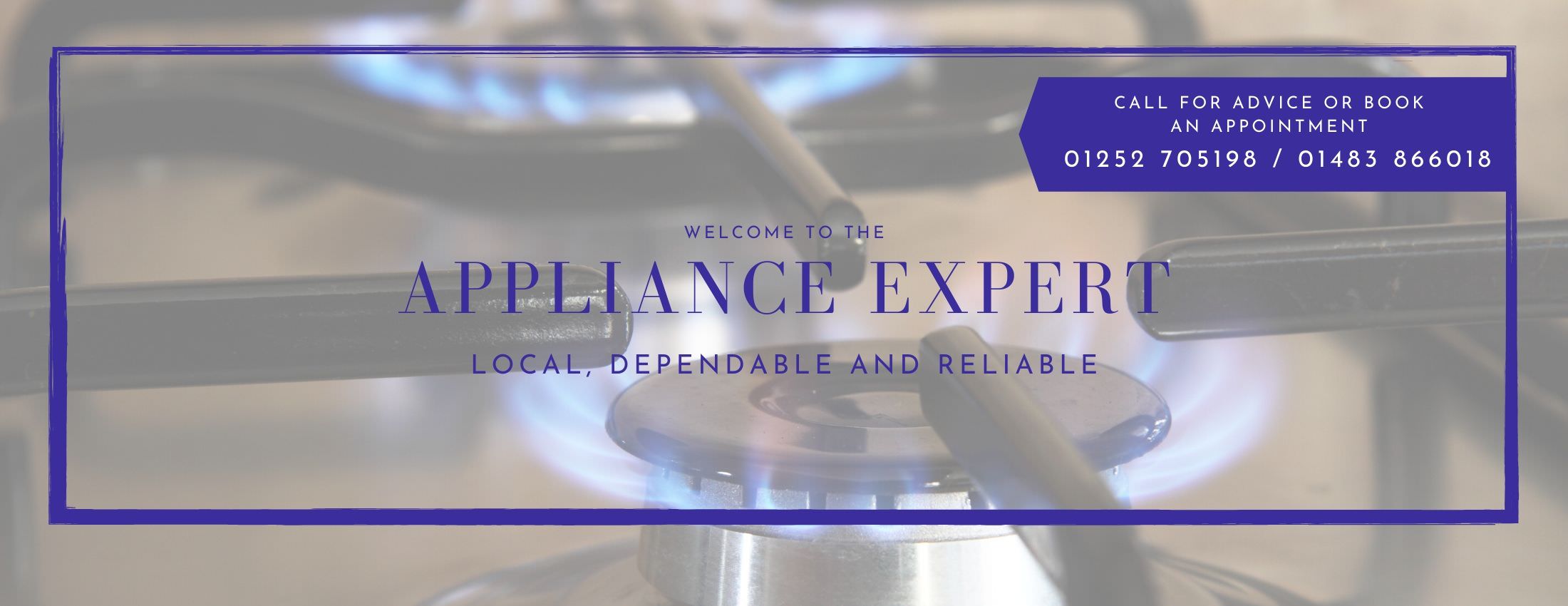 Appliance Expert Domestic Covering the surrounding areas of Godalming, Farnham, Aldershot, Guildford and Haslemere.